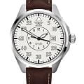 Aviator Aviator Airacobra V.3.39.0.342.0  V.3.39.0.342.0 механические мужские часы бежевый циферблат, браслет кожаный — вид спереди