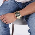 Guess Guess Trend GW0456G3,  сша мужские часы на браслете нержавеющая сталь с ip-покрытием боковой вид