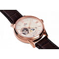 Orient Orient Sun & Moon RA-AS0002S механические мужские часы часы крупный план белый циферблата