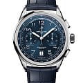 Breitling Breitling Premier B01 Chronograph 42 AB0145171C1P2  AB0145171C1P2 механические мужские часы синий циферблат, браслет кожаный — вид спереди