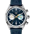 TAG Heuer TAG Heuer Carrera Chronograph CBN201N.FC6620  CBN201N.FC6620 механические мужские часы синий циферблат, браслет кожаный — вид спереди
