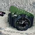 Casio GA-100L-1A мужские часы застежка крупным планом