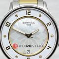 Certina Certina DS-6 Lady C039.251.12.116.00,  швейцария женские часы на браслете нержавеющая сталь с pvd-покрытием боковой вид