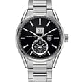 TAG Heuer TAG Heuer Carrera WAR5010.BA0723  WAR5010.BA0723 механические мужские часы черный циферблат, браслет нержавеющая сталь — вид спереди