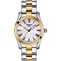 Tissot Tissot T-Wave T112.210.22.113.00 T Wave T1122102211300 кварцевые женские часы перламутровый циферблат, браслет сталь c pvd покрытием — вид спереди