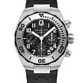 Hamilton Hamilton Khaki Navy Sub Auto Chrono H78716333  H78716333 механические мужские часы черный циферблат, браслет каучук — вид спереди