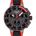 Tissot Tissot T-Race Cycling Vuelta Edition T111.417.37.441.01 T Race Cycling T1114173744101 кварцевые мужские часы черный циферблат, браслет силикон — вид спереди
