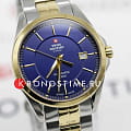 Swiss Military by Chrono Swiss Military by Chrono SMA34085.07 механические мужские часы часы крупный план синий циферблата