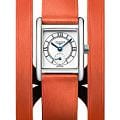 Longines Longines Mini DolceVita L5.200.4.75.4  L52004754 кварцевые женские часы бежевый циферблат, браслет кожаный — вид спереди