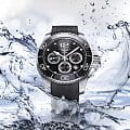 Longines Longines HydroConquest L3.783.4.56.9 мужские часы черный циферблат на запястье