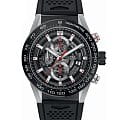 TAG Heuer TAG Heuer Carrera CAR201V.FT6046  CAR201V.FT6046 механические мужские часы серый циферблат, браслет каучук — вид спереди