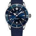 Breitling Breitling Superocean Heritage Automatic 36 mm A10390161C1S1  A10390161C1S1 механические мужские часы синий циферблат, браслет каучук — вид спереди