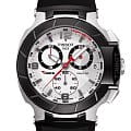 Tissot Tissot T-Sport T-Race Quartz Chronograph T048.417.27.037.00 T Race T0484172703700 кварцевые мужские часы белый циферблат, браслет карбон + полимер — вид спереди