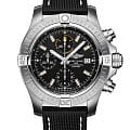 Breitling Breitling Avenger Chronograph 45 A13317101B1X1  A13317101B1X1 механические мужские часы черный циферблат, браслет кожаный — вид спереди