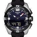 Tissot Tissot T-Touch Exper Solar NBA Special Edition T091.420.47.207.01 T Touch T0914204720701 кварцевые мужские часы черный циферблат, браслет каучук — вид спереди