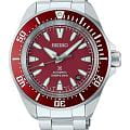 Seiko Seiko Prospex Sea SRPL11 Sea SRPL11 механические мужские часы красный циферблат, браслет нержавеющая сталь — вид спереди