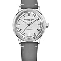 Raymond Weil Raymond Weil Millesime Automatic 2125-STC-65001  2125-STC-65001 механические мужские часы  серебристый циферблат, браслет кожаный — вид спереди