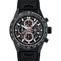 TAG Heuer TAG Heuer Carrera CAR2090.FT6088  CAR2090.FT6088 механические мужские часы черный циферблат, браслет каучук — вид спереди