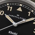 Hamilton Hamilton Khaki Field Quartz 38mm H69401930 мужские часы черный циферблат на запястье