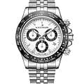Jacques Philippe Jacques Philippe JPQGC711326SBB  JPQGC711326SBB кварцевые мужские часы белый циферблат, браслет нержавеющая сталь 316l — вид спереди