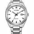 Citizen Citizen Eco-Drive BM7620-83A  BM7620-83A кварцевые мужские часы белый циферблат, браслет нержавеющая сталь — вид спереди