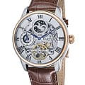 Earnshaw Earnshaw Longitude ES-8006-03  ES-8006-03 механические мужские часы  серебристый циферблат, браслет кожаный — вид спереди