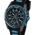 Jacques Lemans Jacques Lemans Sport 1-1808D  1-1808D кварцевые мужские часы белый циферблат, браслет силикон — вид спереди