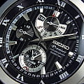 Seiko Seiko SPC161P2,  япония мужские часы на браслете кожаный боковой вид