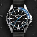 Hamilton Hamilton Khaki Navy Scuba Auto H82315931 механические мужские часы часы крупный план черный циферблата