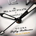 Часы Swatch x Blancpain Pacific Ocean SO35P100C фото 4