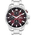 Slazenger Slazenger SL.09.2272.2.06  SL.09.2272.2.06 кварцевые мужские часы цветной циферблат, браслет суперметалл — вид спереди