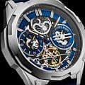 Stuhrling Stuhrling Navigator 1012.03 механические мужские часы часы, крупный план синий циферблат