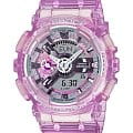 Casio Casio G-Shock GMA-S110VW-4ADR  GMA-S110VW-4ADR электронные женские часы розовый циферблат, браслет пластик — вид спереди