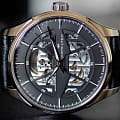 Hamilton Hamilton Jazzmaster Skeleton Auto H42535780 механические мужские часы часы крупный план черный циферблата