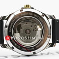Swiss Military by Chrono Swiss Military by Chrono Automatic Open Heart SMA34050.07,  швейцария мужские часы на браслете кожаный боковой вид