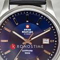Swiss Military by Chrono Swiss Military by Chronо SM30200.12  швейцарские мужские часы на браслете кожаный боковой вид