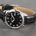 Jacques Lemans Jacques Lemans 1-2002A,  австрия мужские часы на браслете кожаный боковой вид