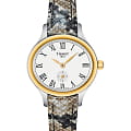Tissot Tissot Bella Ora Piccola T103.110.26.033.00 Bella Ora T1031102603300 кварцевые женские часы белый циферблат, браслет кожаный — вид спереди