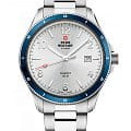 Swiss Military by Chrono Swiss Military by Chrono SM34096.02  SM34096.02 кварцевые мужские часы белый циферблат, браслет нержавеющая сталь — вид спереди