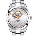 Tissot Tissot Gentleman Powermatic 80 Silicium T127.407.11.031.01 Gentleman T1274071103101 механические мужские часы  серебристый циферблат, браслет нержавеющая сталь — вид спереди