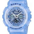 Casio Casio Baby-G BA-130CV-2A  BA-130CV-2A кварцевые женские часы синий циферблат, браслет пластик — вид спереди
