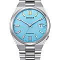 Citizen Citizen Tsuyosa NJ0151-53L  NJ0151-53L механические мужские часы голубой циферблат, браслет нержавеющая сталь — вид спереди