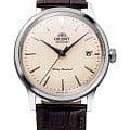 Orient Orient Automatic RA-AC0M04Y30B  RA-AC0M04Y30B механические мужские часы бежевый циферблат, браслет кожаный — вид спереди