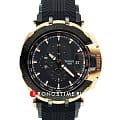 Tissot Tissot T-Race Automatic Limited Edition Vladislav Tretyak T092.427.27.061.01_1 T Race T0924272706101_1 механические мужские часы  черный циферблат, браслет силикон — вид спереди