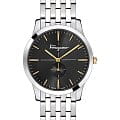 Salvatore Ferragamo Salvatore Ferragamo SFDF00318  SFDF00318 кварцевые женские часы  черный циферблат, браслет нержавеющая сталь — вид спереди