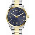 Guess Guess Sport Easton GW0965G4  GW0965G4 кварцевые мужские часы синий циферблат, браслет нержавеющая сталь с ip-покрытием — вид спереди