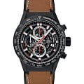 TAG Heuer TAG Heuer Carrera CAR2090.FT6124  CAR2090.FT6124 механические мужские часы черный циферблат, браслет кожа + каучук — вид спереди