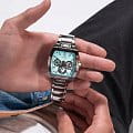 Guess Guess Trend GW0456G4 кварцевые мужские часы часы крупный план голубой циферблата
