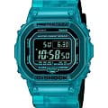 Casio Casio G-Shock DW-B5600G-2  DW-B5600G-2 электронные мужские часы черный циферблат, браслет пластик — вид спереди