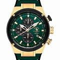 Santa Barbara Polo & Racquet Club Santa Barbara Polo & Racquet Club Prive SB.3.10001-5  SB.3.10001-5 кварцевые мужские часы зеленый циферблат, браслет кожаный — вид спереди